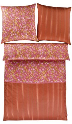Hübsche Bettwäsche aus Satin - 155x220 von s.Oliver