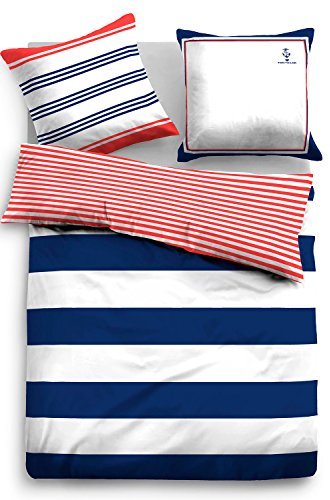 Hübsche Bettwäsche aus Satin - blau 155x220 von TOM TAILOR Hübsche Bettwäsche aus Satin - blau 155x220 von TOM TAILOR