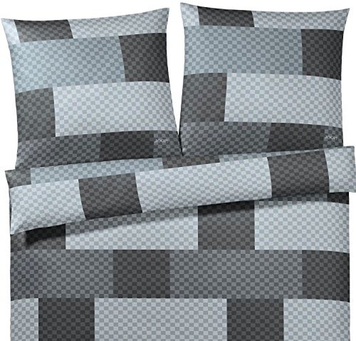 Hübsche Bettwäsche aus Satin - grau 155x220 von Joop Hübsche Bettwäsche aus Satin - grau 155x220 von Joop
