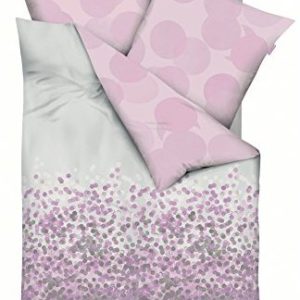 Traumhafte Bettwäsche aus Satin - rosa 155x220 von Kaeppel