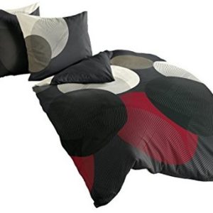Hübsche Bettwäsche aus Satin - rot 200x200 von Bierbaum