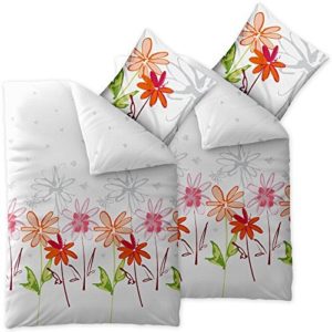 Hübsche Bettwäsche aus Seersucker - grün 155x220 von CelinaTex