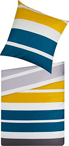 Traumhafte Bettwäsche aus Satin - petrol 135x200 von REDBEST