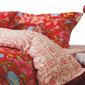 Hübsche Bettwäsche aus Perkal - rot 135x200 von PiP Studio