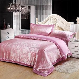 Schöne Bettwäsche aus Seide - rosa von GAOJIEFANDIAN