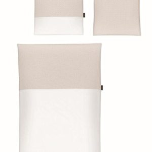 Kuschelige Bettwäsche aus Baumwolle - weiß 135x200 von Strenesse