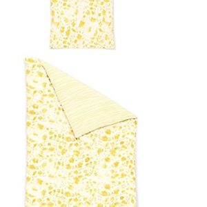 Kuschelige Bettwäsche aus Jersey - gelb 135x200 von Irisette