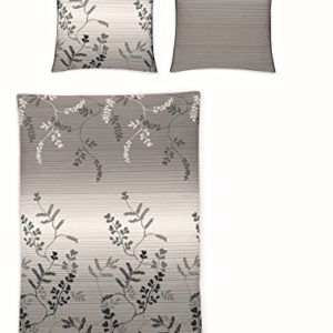 Traumhafte Bettwäsche aus Mako-Satin - grau 135x200 von Irisette