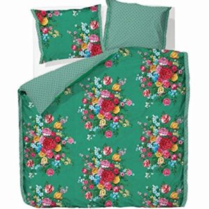 Kuschelige Bettwäsche aus Perkal - grün 155x220 von PiP Studio