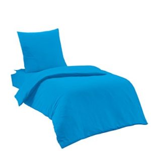 Traumhafte Bettwäsche aus Renforcé - türkis 135x200 von Elit Home Collection