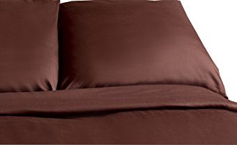 Schöne Bettwäsche aus Satin - braun 200x200 von Carpe Sonno