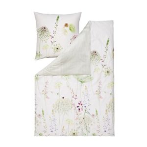 Hübsche Bettwäsche aus Satin - grün 220x240 von Estella
