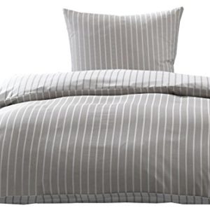 Schöne Bettwäsche aus Damast - braun 135x200 von Bettwaesche-mit-Stil