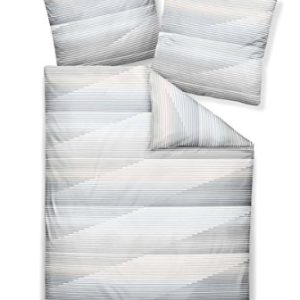Hübsche Bettwäsche aus Jersey - blau 155x220 von Janine