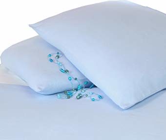 Traumhafte Bettwäsche aus Satin - blau 155x220 von Carpe Sonno