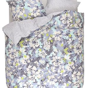 Schöne Bettwäsche aus Baumwollsatin - blau 155x220 von ESPRIT
