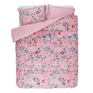 Hübsche Bettwäsche aus Perkal - rosa 155x220 von PiP Studio