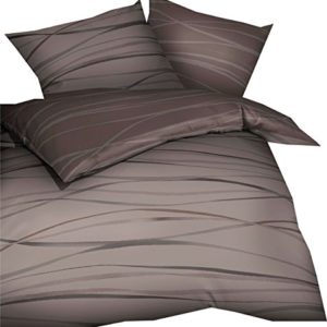 Schöne Bettwäsche aus Biber - braun 200x200 von Kaeppel