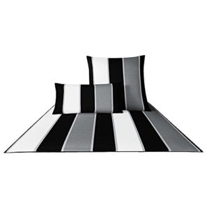 Schöne Bettwäsche aus Baumwolle - schwarz 155x200 von Joop