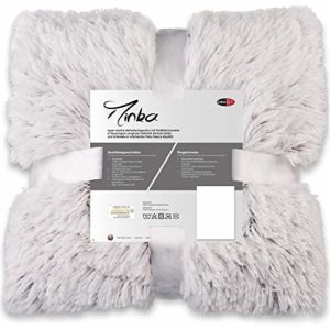 Kuschelige Bettwäsche aus Fleece - weiß 155x220 von CelinaTex