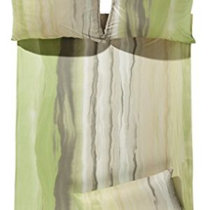 Hübsche Bettwäsche aus Jersey - grün 155x220 von Estella