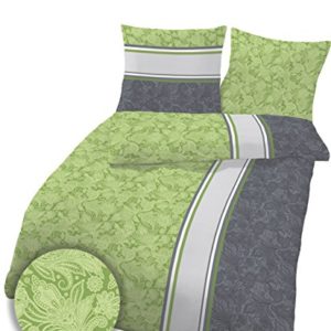 Schöne Bettwäsche aus Biber - grün 200x200 von Ido