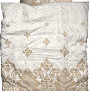 Schöne Bettwäsche aus Biber - weiß 155x220 von Casatex